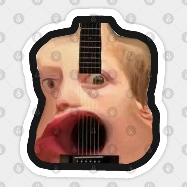 Acoustic child Sticker by mailshansen